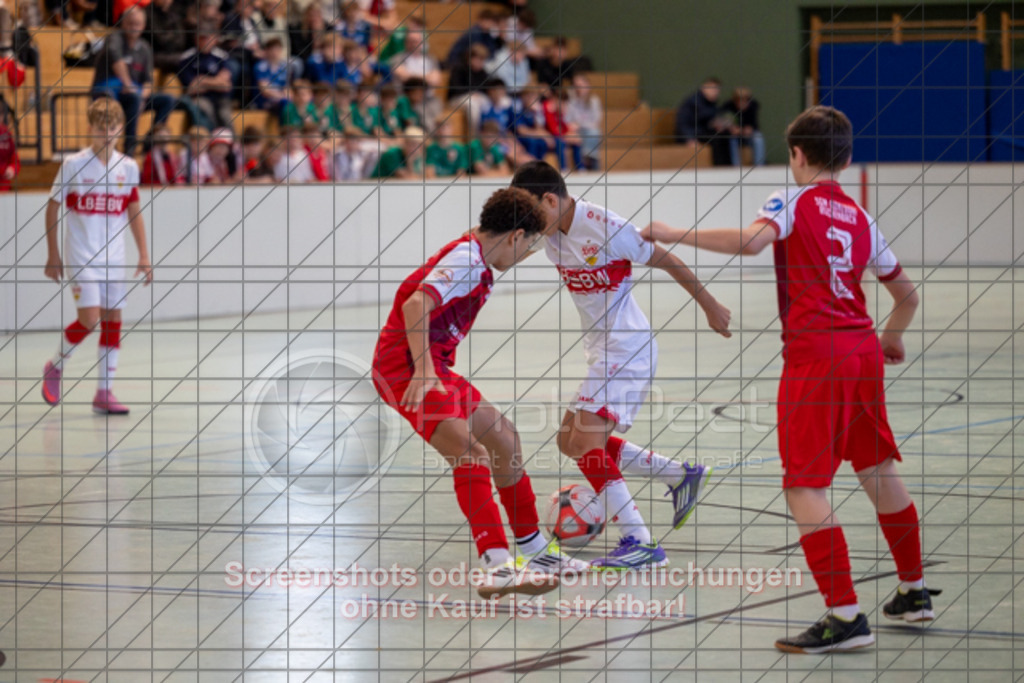 20251213_113224_0569 | SGM Do/Rei U13 1 - VfB Stuttgart27. internationaler Prinzing Junior Cup in der Donzdorfer Lautertalhalle - 13.12.2025,Foto: PhotoPeet-Sportfotografie/Peter Harich