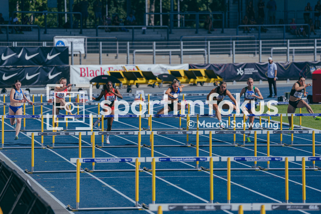 Deutsche Meisterschaften U20 / U16 2026 | 110 Meter Hürden, Deutsche Meisterschaften der U20 &amp; U16 2026, Lohrheidestadion Bochum-Wattenscheid, 12.07.2026. Foto: Marcel Schwering / sportimfokus - Realisiert mit Pictrs.com