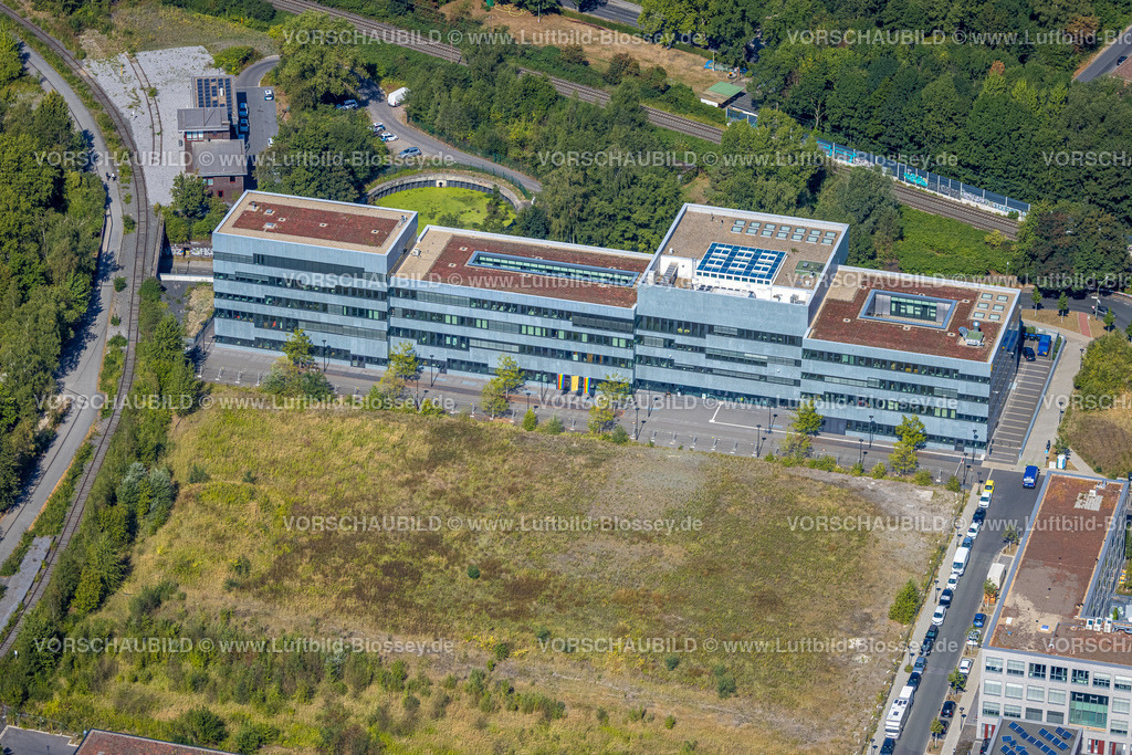 Essen220806863 | Luftbild, Folkwang Universität der Künste, Neubau an der Martin-Kremmer-Straße, Essen-Stoppenberg, Essen, Ruhrgebiet, Nordrhein-Westfalen, Deutschland