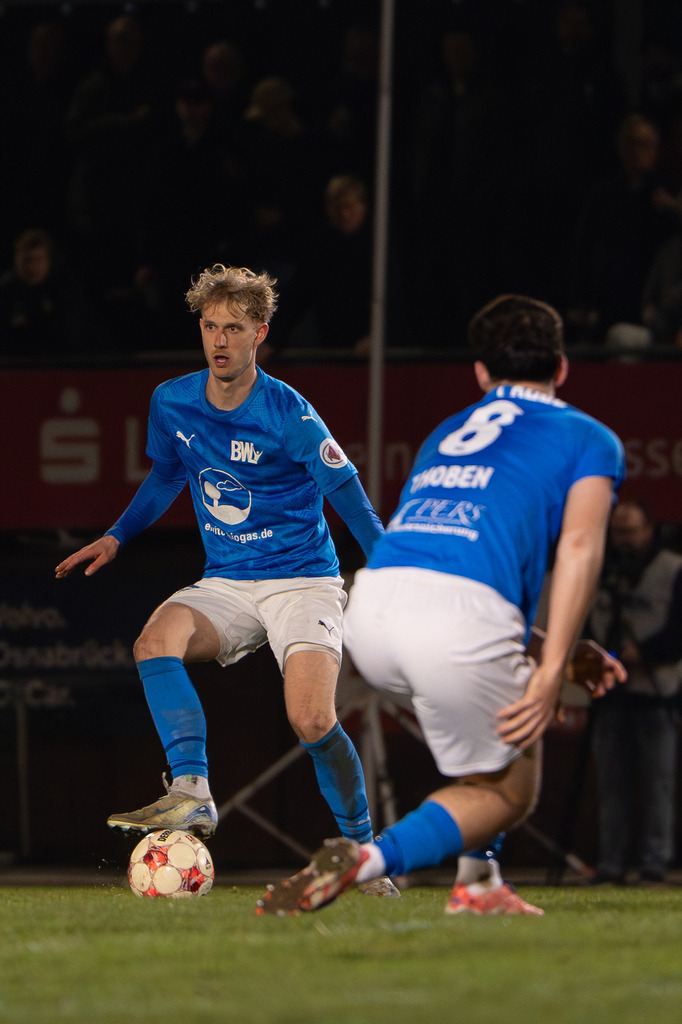 Fußball I Herren I Saison 2025-2026 I Regionalliga Nord I 25. Spieltag I TuS Blau-Weiß Lohne - Werder Bremen II I 6322 | jns.sportfotos - Realisiert mit Pictrs.com