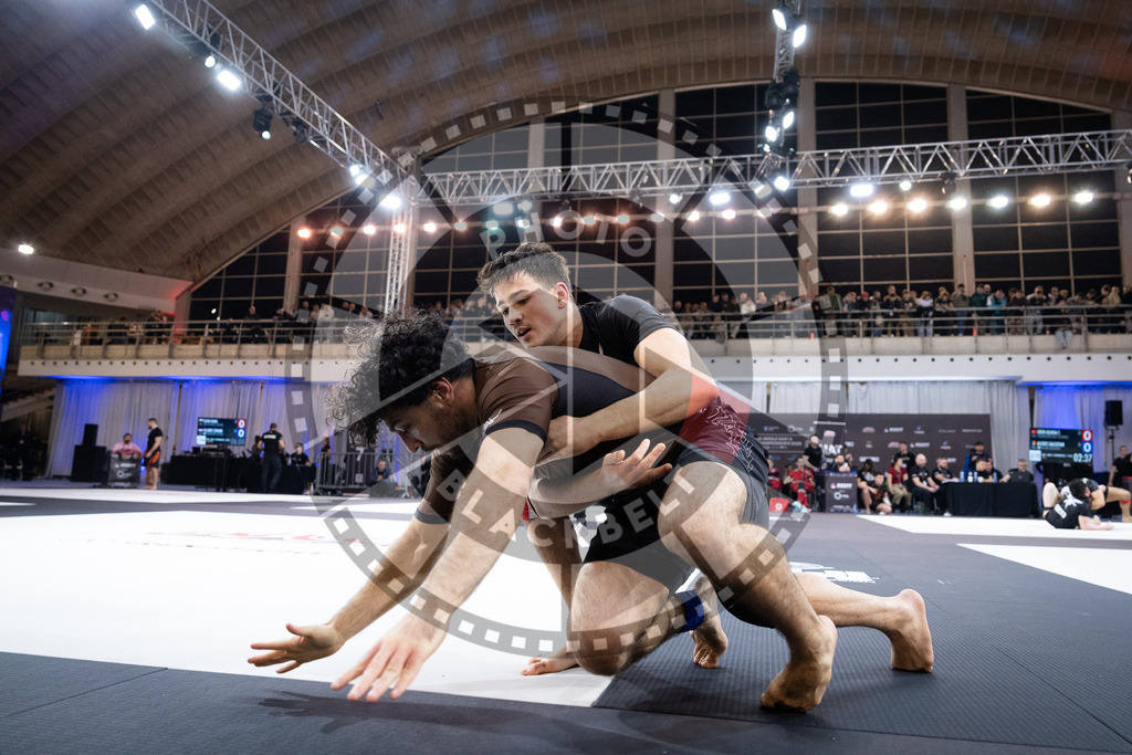 20260214PBB4107 | Fighters compete during the ADCC European Trials  competition day 1 in Belgrade, Serbia, on February 14, 2026.