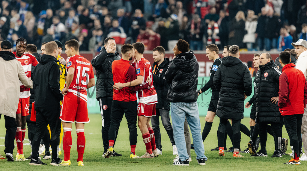 2. Bundesliga, Saison 2023/24, 25. Spieltag: Fortuna Düsseldorf - Hamburger SV | Düsseldorf, 08.03.2024: 2. Bundesliga, 25. Spieltag, Fortuna Düsseldorf gegen Hamburger SV in der Merkur Spiel-Arena in Düsseldorf. Foto: sportfotografie.ms | Markus Paletta - Realisiert mit Pictrs.com