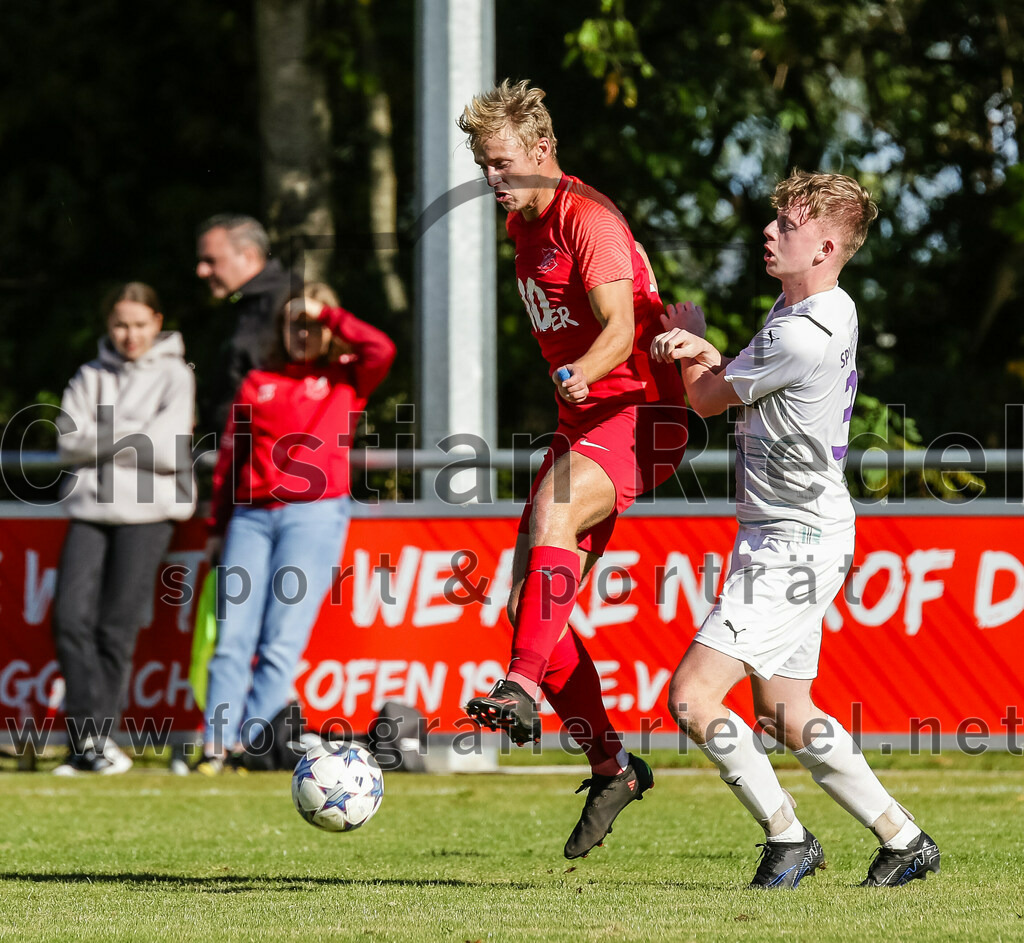 2023-10-22_037_SpVgg_Eichenkofen_gegen_SpVgg_Altenerding_II | Erding, Deutschland, 22.10.2023:
Fußball, A-Klasse 2023 / 2024, 12. Spieltag, SpVgg Eichenkofen gegen SpVgg Altenerding II, Endergebnis: 3:1

Jesse Tauber (SpVgg Eichenkofen, #6), +a35+

Foto: Christian Riedel / fotografie-riedel.net