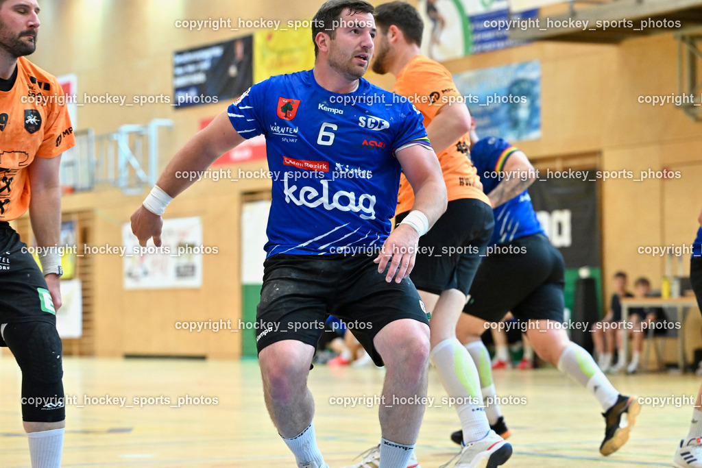 SC Ferlach vs. HSG Holding Graz | #6 Nosan Blaz SC Ferlach, SC Ferlach vs. HSG Holding Graz, SC Ferlach vs. HSG Holding Graz am 24.05.2025 in Ferlach (Ballspielhalle Ferlach), Austria, (Photo by Bernd Stefan)