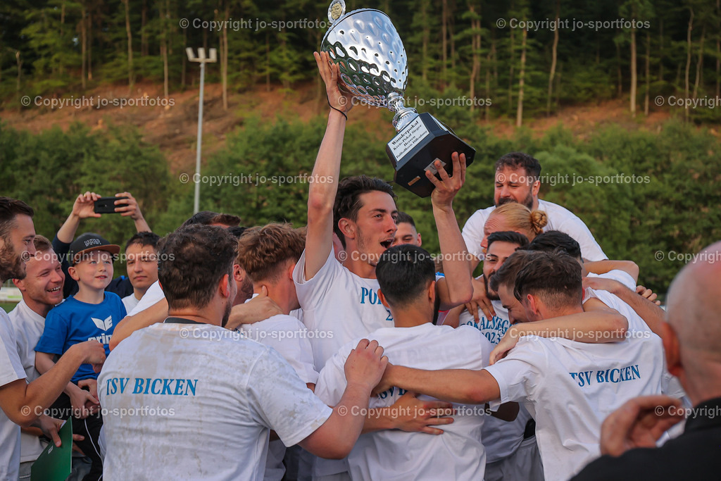 BQ3I6061 | 31.05.2023; Kreispokalfinale Kreis Dillenburg; Kunstrasenplatz Eisemroth; TSV Bicken - SSV Allendorf; Ergebnis: 5:1 (2:0)