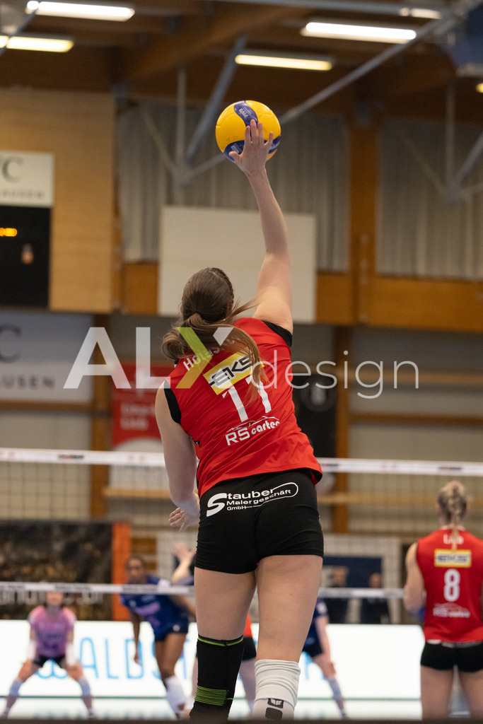 Volleyball I Frauen I Saison 2025-2026 I Volleyball NLA | Women I 1/2 Finals I  VC Kanti Schaffhausen - Sm'Aesch Pfeffingen I 18.03.2026 | 11 Kateřina Holásková (CZ) (VC Kanti Schaffhausen) – Mitte - Realisiert mit Pictrs.com