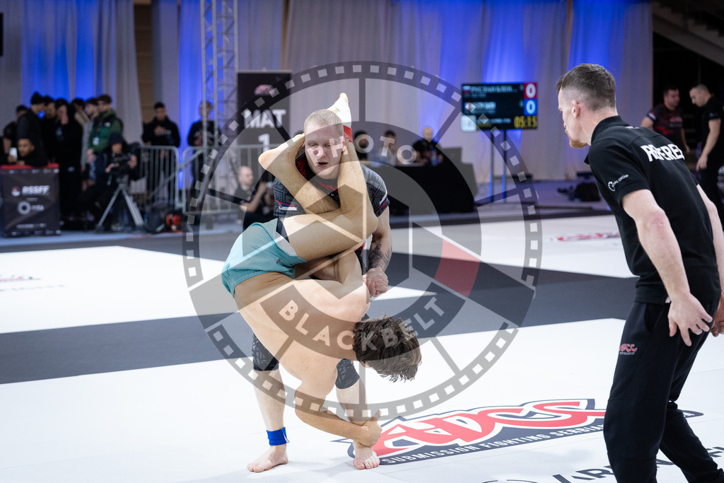 20260214PBB4082 | Fighters compete during the ADCC European Trials  competition day 1 in Belgrade, Serbia, on February 14, 2026.