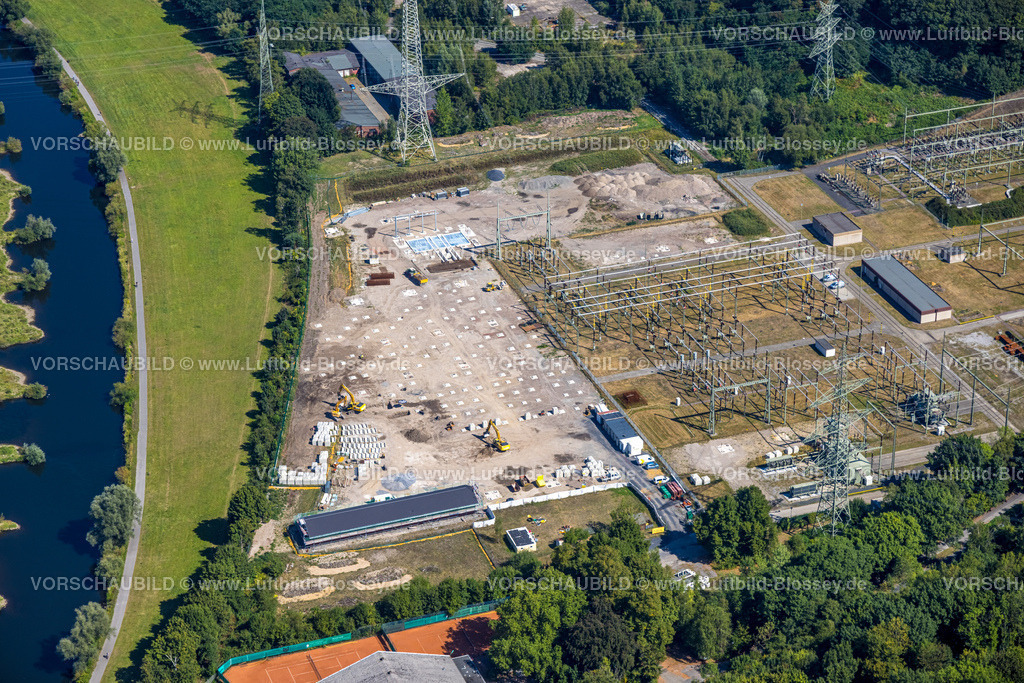 Hattingen220807634 | Luftbild, Umspannwerk Hattingen, Winz, Hattingen, Ruhrgebiet, Nordrhein-Westfalen, Deutschland