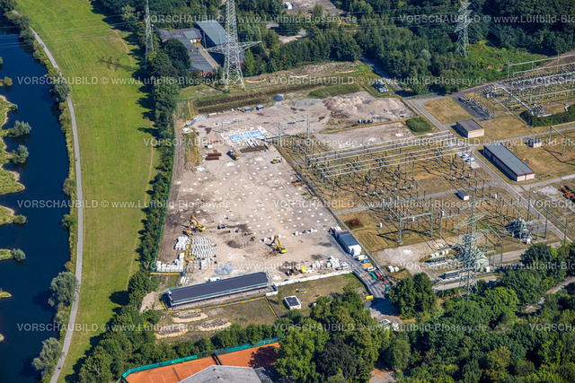Hattingen220807634 | Luftbild, Umspannwerk Hattingen, Winz, Hattingen, Ruhrgebiet, Nordrhein-Westfalen, Deutschland