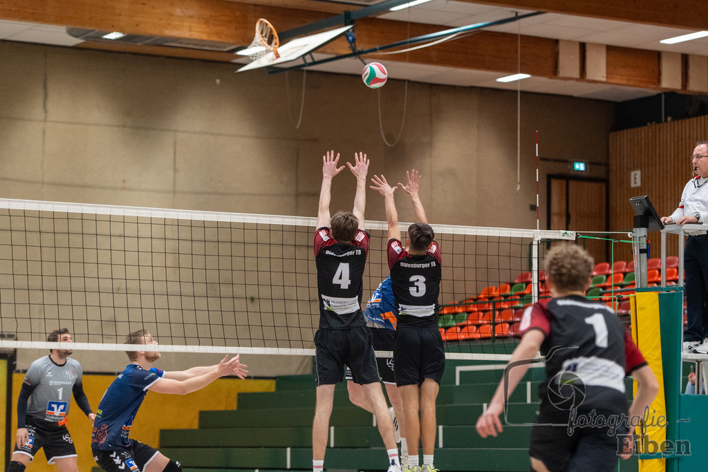 Oldenburger TB-VSG Ammerland | Volleyball Regionalliga; Oldenburger TB-VSG Ammerland am 24.01.2026 in Oldenburg (Sporthalle Haarenesch), Photo: Philip Eiben 2026 - Realisiert mit Pictrs.com