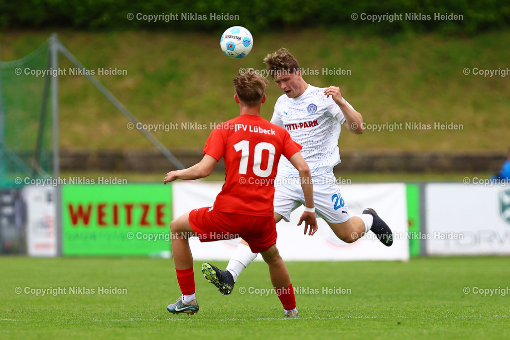 NH_JFVLübeckU19_HolsteinKielU19_SHFVLandespokal_29052025 | #28 Leland-Jordan Junge (Holstein Kiel U19)Fußball I Junioren I SHFV-Landespokal (A-Junioren) I Saison 2024-2025 I Finale I JFV Lübeck U19 - Holstein Kiel U19 I 29.05.2025 I Uwe-Seeler-Fußball-Park