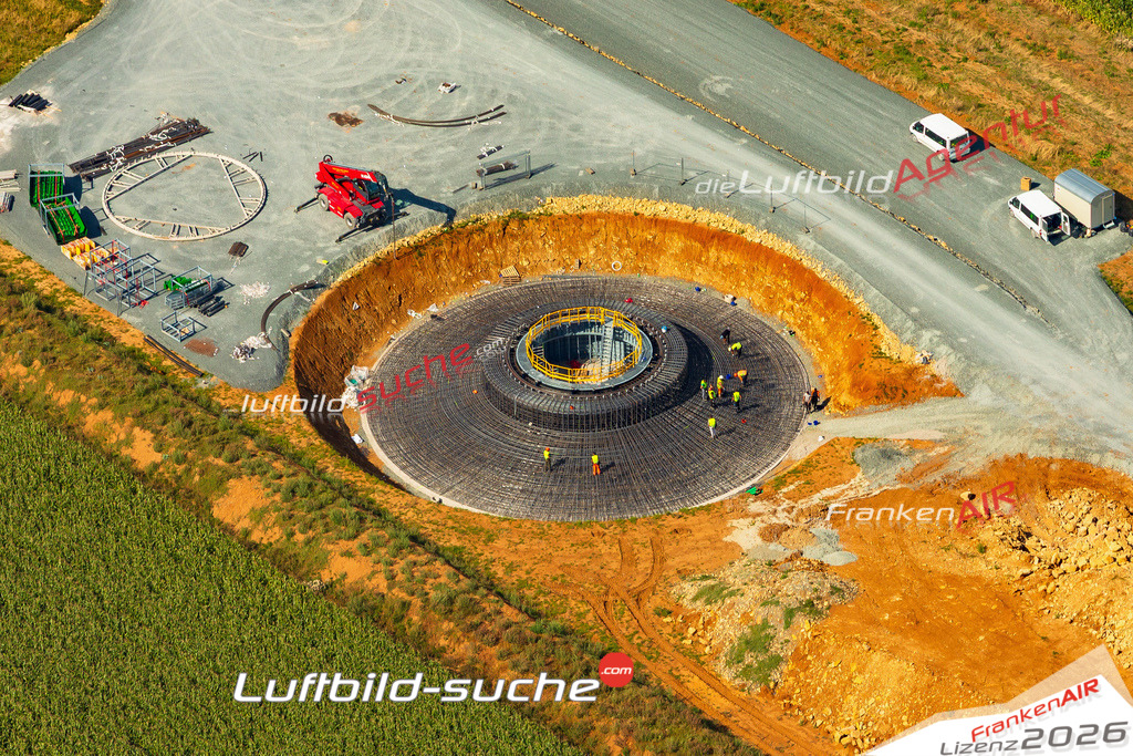 Luftaufnahme von Baustelle Vs Google Maps- Die Luftaufnahme wurde 2025 vom UL-Flugzeug heraus erstellt ( keine Drohne ) - Hochauflösende Luftaufnahme - für professionelle Ausdrucke geeignet. Die Geschenkidee !Mit Lizenz und Bildrechte bestellbar