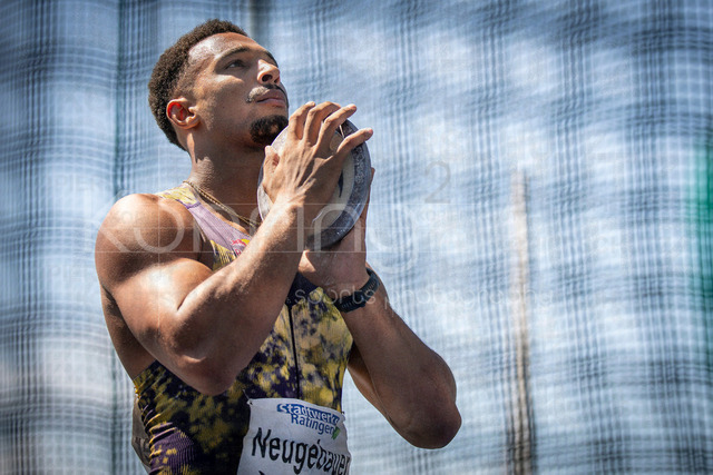 Multisport Event; Ratingen, 28.06.2026 | RATINGEN, GERMANY - JUNE 28, 2026 : Leo Neugebauer (GER / Germany)  competing in the decathlon’s discus throw during the Multisport Event at Stadion Ratingen on June 28, 2026 in Ratingen, Germany.