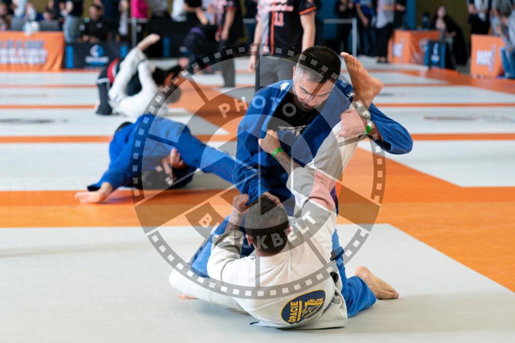 20240915PBB0992 | Athletes compete during the Grappling Industries’ grappling and Brazilian jiu-jitsu competition in Berlin, on September 15, 2024.