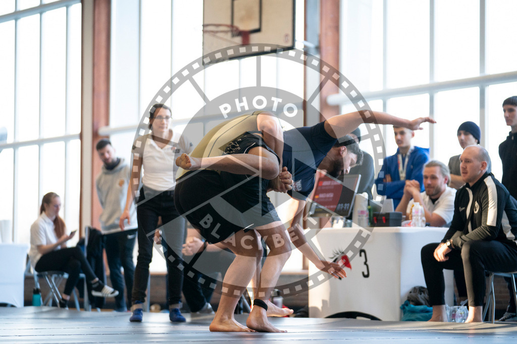 20240309PBB7552 | Fighters compete during the International Luta Livre (ILLCS) Spring Championship in Hannover, Germany, on March 9, 2024.
