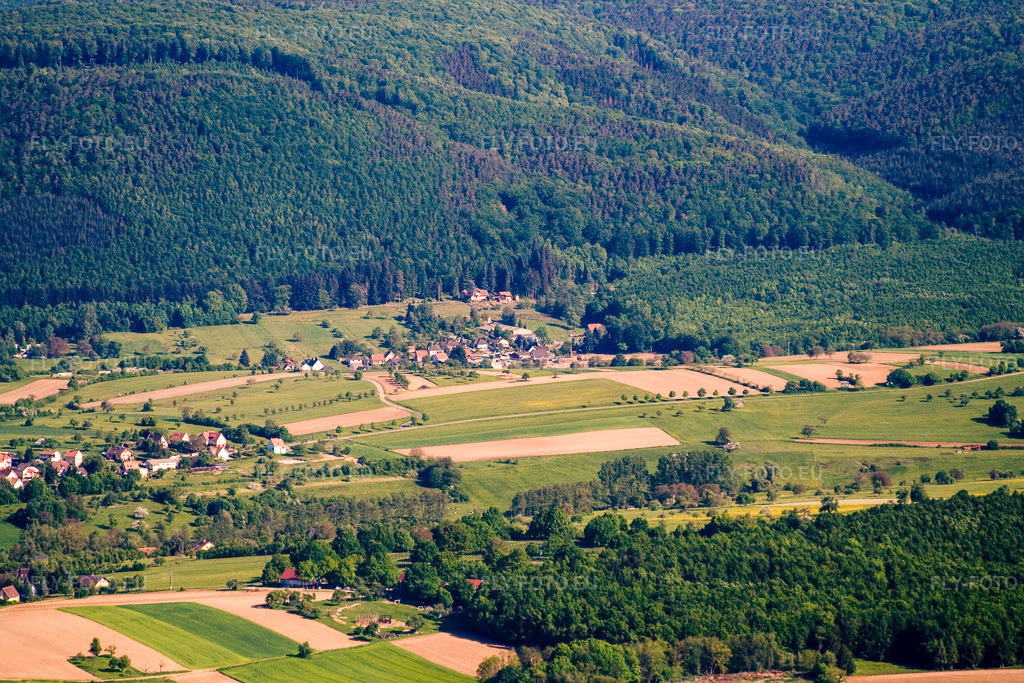 Vue aérienne: Niederbronn, Villa Riessack à Niederbronn-les-Bains dans le département Bas Rhin, France – .Photo: IMG_10836.jpg prise le 12/05/2008 par Werner Riehm/FLY-FOTO.eu – Résolution de l'original: 3456 x 2304 px