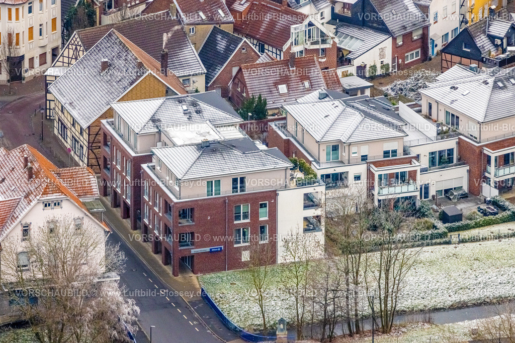 Werne221202275 | Luftbild Innenstad Werne ,Burgwall,  Werne, Ruhrgebiet, Nordrhein-Westfalen, Deutschland