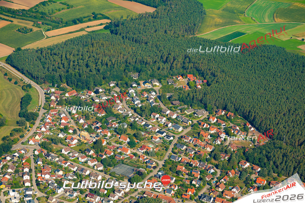 Das Luftbild zeigt :  Georgensgmünd - Die Luftaufnahme wurde 2024 vom UL-Flugzeug aus erstellt ( keine Drohne ) - Hochauflösende Luftaufnahme - Für grossformatige Ausdrucke geeignet. Die Geschenkidee !Mit Lizenz und Bildrechte bestellbar