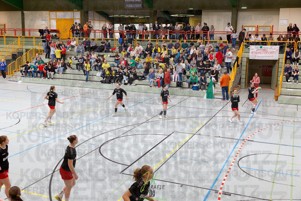 Hessenmeisterschaft wJC - Finale; HSG Kleenheim - HSG Weiterstadt/ Braunsh.Worf. | Hessenmeisterschaft wJC - Finale; HSG Kleenheim - HSG Weiterstadt/ Braunsh.Worf. am 22.03.2025 in Biedenkopf (Sporthalle Lahntalschule)Photo © 2025 - Jörg Heinrich - Realisiert mit Pictrs.com
