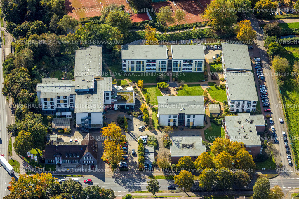 Dinslaken241008972 | Luftbild, AWO Seniorenzentrum Wilhelm-Lantermann-Haus Seniorenheim, Hagenviertel, Dinslaken, Ruhrgebiet, Nordrhein-Westfalen, Deutschland