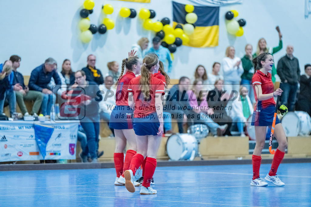 HK_20240303_109198 | Spiel um Platz 3 Deutsche Meisterschaft WU16 am 3.3.2024 Halle DHC, Düsseldorf ,