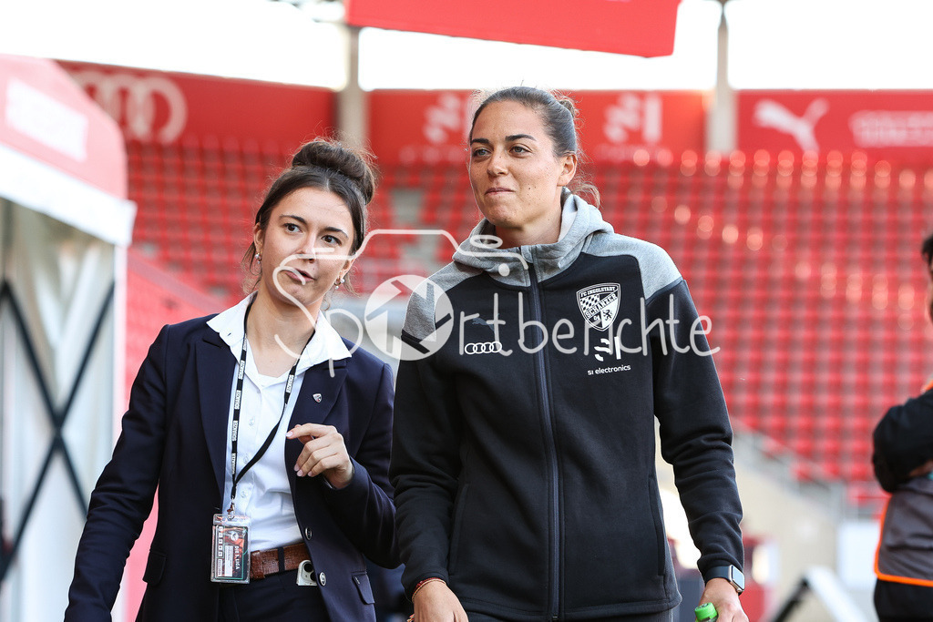 FC Ingolstadt - SV Waldhof Mannheim | zusammen mit Kristina RICHTER, FC Ingolstadt Trainerin Sabrina WITTMANN