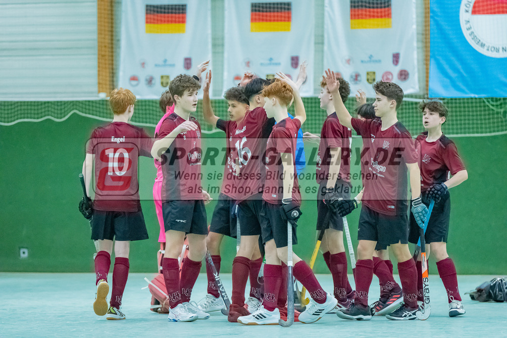 HK_20240225_108491 | Spiel um Platz 7 Deutsche Meisterschaft MU14 am 25.2.2024 Halle RW Köln, Köln ,
