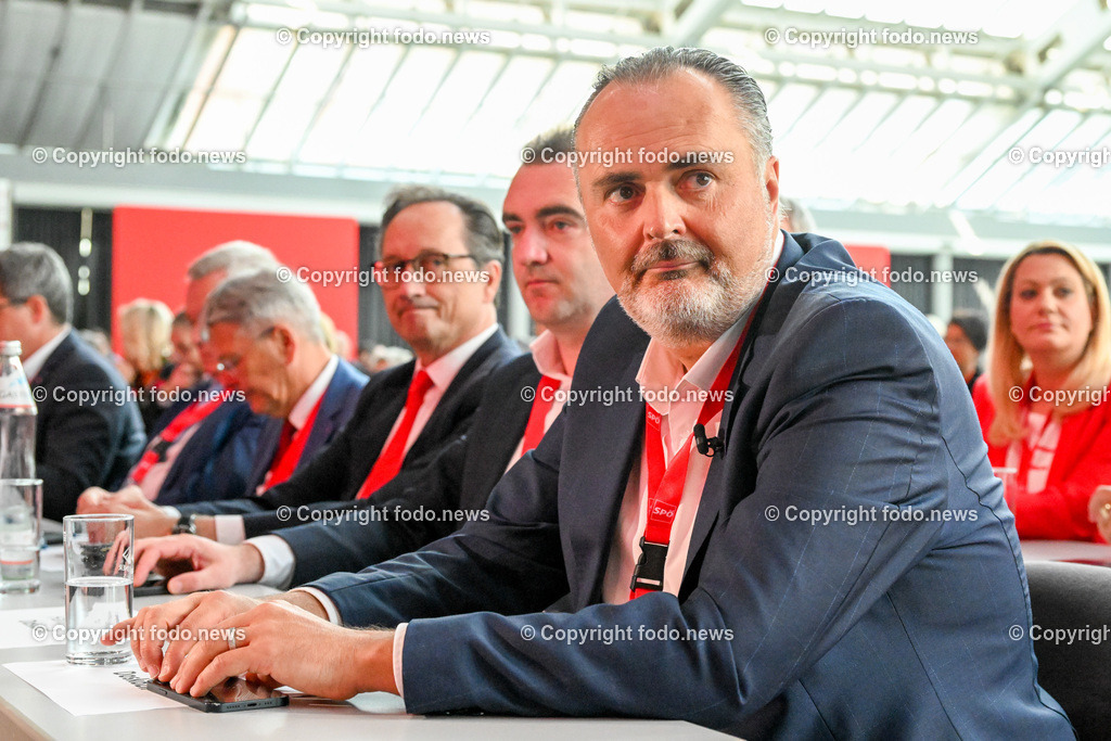 Bundesparteitag SPOE in Linz Design Center_ 03.06.2023-30 | 03.06.2023, Linz, AUT, Bundesparteitag SPOE in Linz Design Center, im Bild Hans-Peter Doskozil (SP, LH Burgenland)