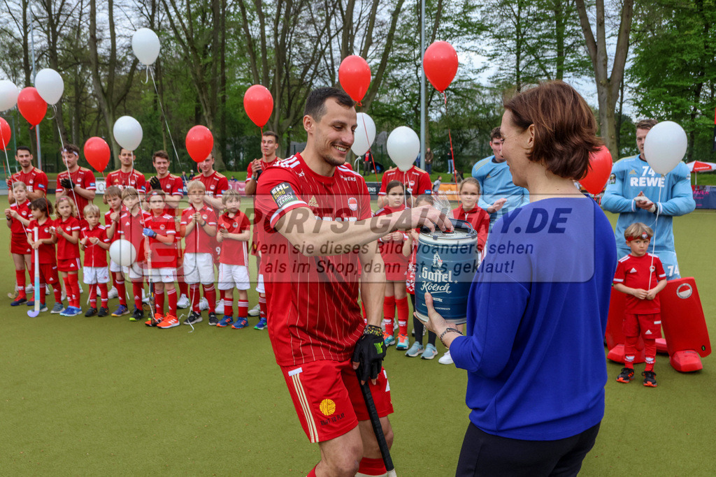 MJ_2023-04-22 - M - RWK - HTCU-15 | Timur Oruz (Rot-Weiss Köln #27), Rot-Weiss Köln - Uhlenhorst Mülheim am 22.4.2023 im KTHC Stadion, Köln