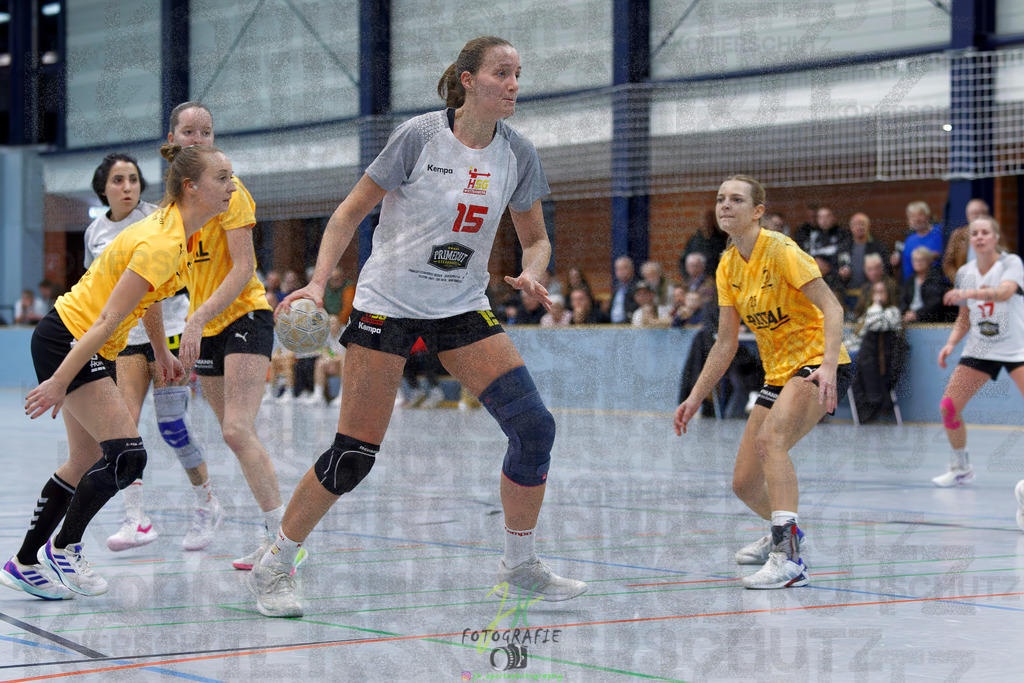 Frauen Oberliga Mitte (HHV); HSG Eibelshausen/Ewersbach - HSG Wettenberg II | Frauen Oberliga Mitte (HHV); HSG Eibelshausen/Ewersbach - HSG Wettenberg II am 13.12.2025 in Steinbrücken (Sporthalle am Hammerweiher)Photo © 2025 - Jörg Heinrich - Realisiert mit Pictrs.com