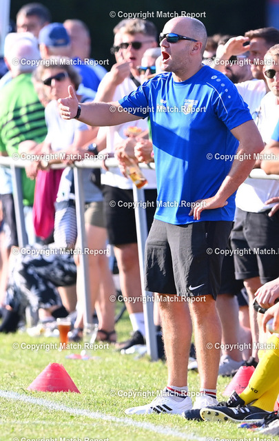 Fussball Eichenberg Pokal Turnier in Frommenhausen 2023 | Fussball Eichenberg-Pokal Turnier  in Frommenhausen 2023        19.07.2023SV Weiler – Spvgg BFSOTrainer Sebastian Braun (li, SV Weiler)FOTO: ULMER PressebildagenturxxNOxMODELxRELEASExx