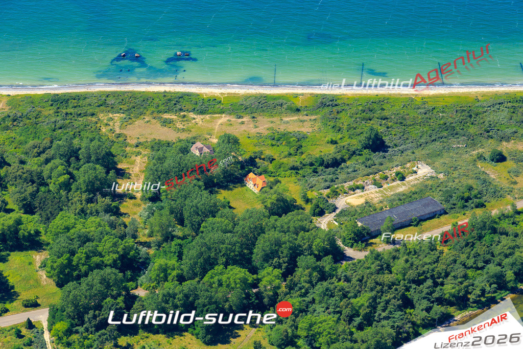 Die Luftaufnahme der Stadt Dranske wurde vom UL-Flugzeug heraus erstellt ( keine Drohne )- hohe Auflösung für beste Qualität