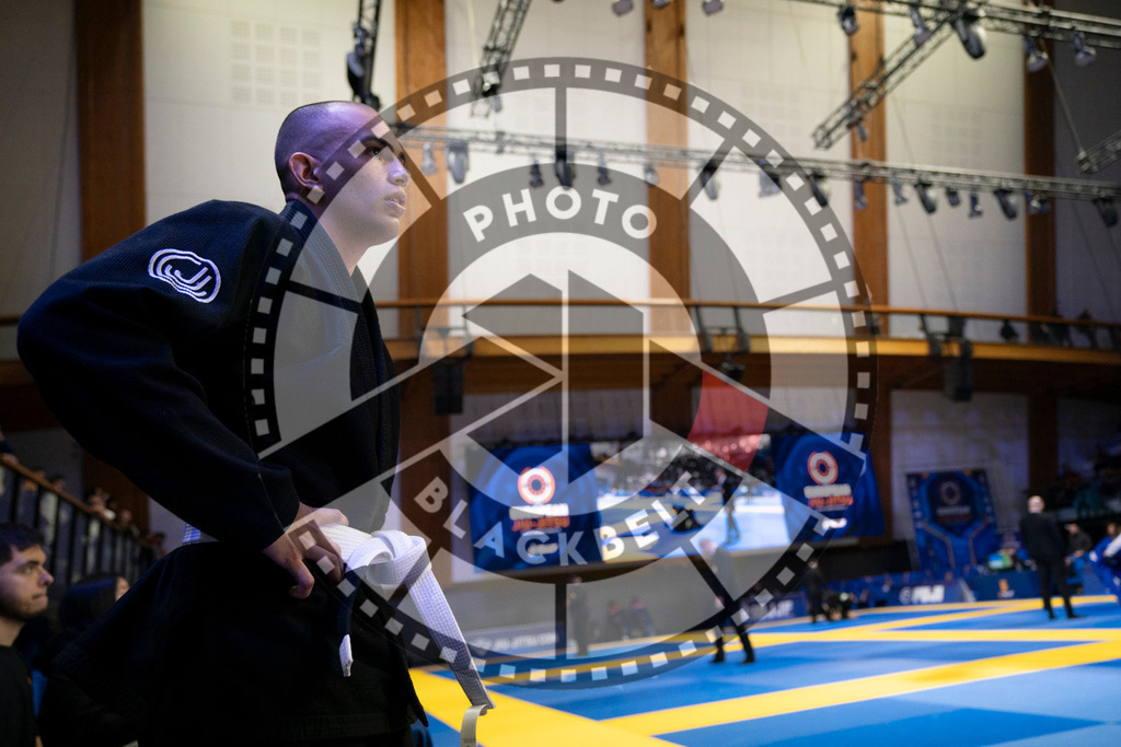 20240119PBB1102 | Fighters compete during the IBJJF European Championship in Paris, France, on January 19, 2024.