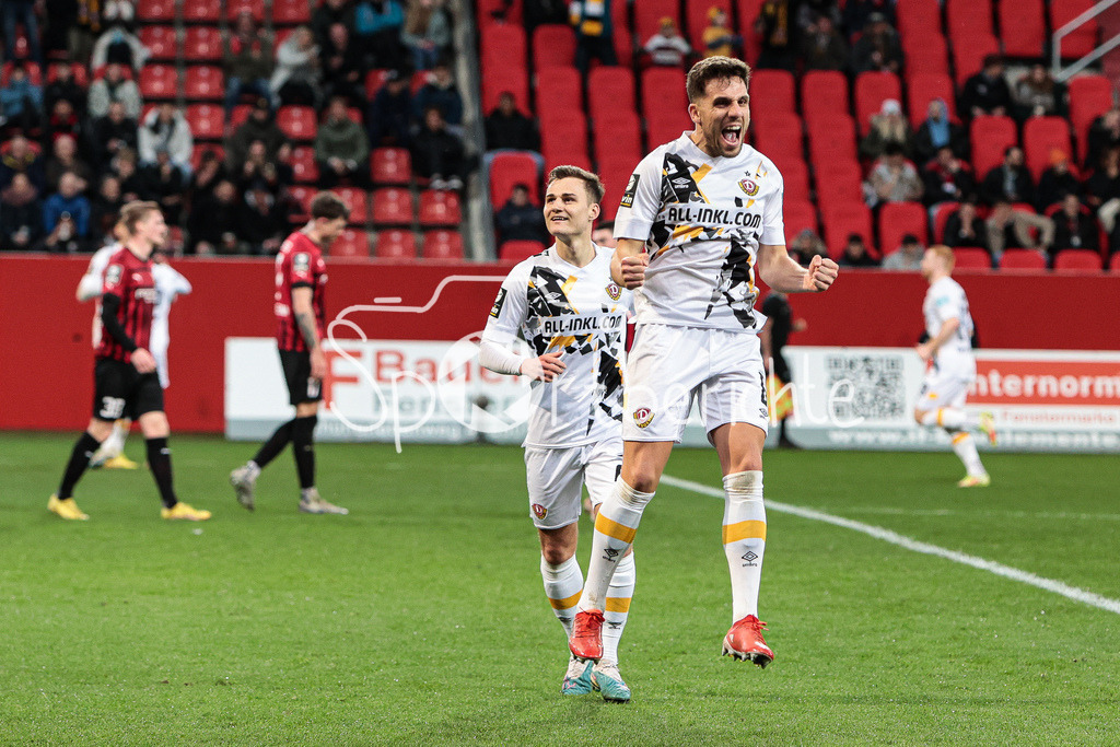 FC Ingolstadt - Dynamo Dresden | Ahmet Metin ARSLAN (SGD #21) jubelt nach seinem Treffer zum 1-2 / Tor / Torjubel