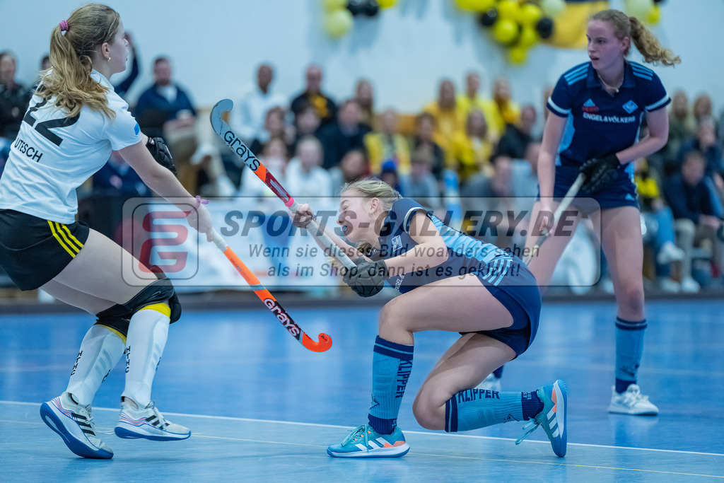 HK_20240303_108843 | 1. Halbfinale Deutsche Meisterschaft WU16 am 3.3.2024 Halle DHC, Düsseldorf ,