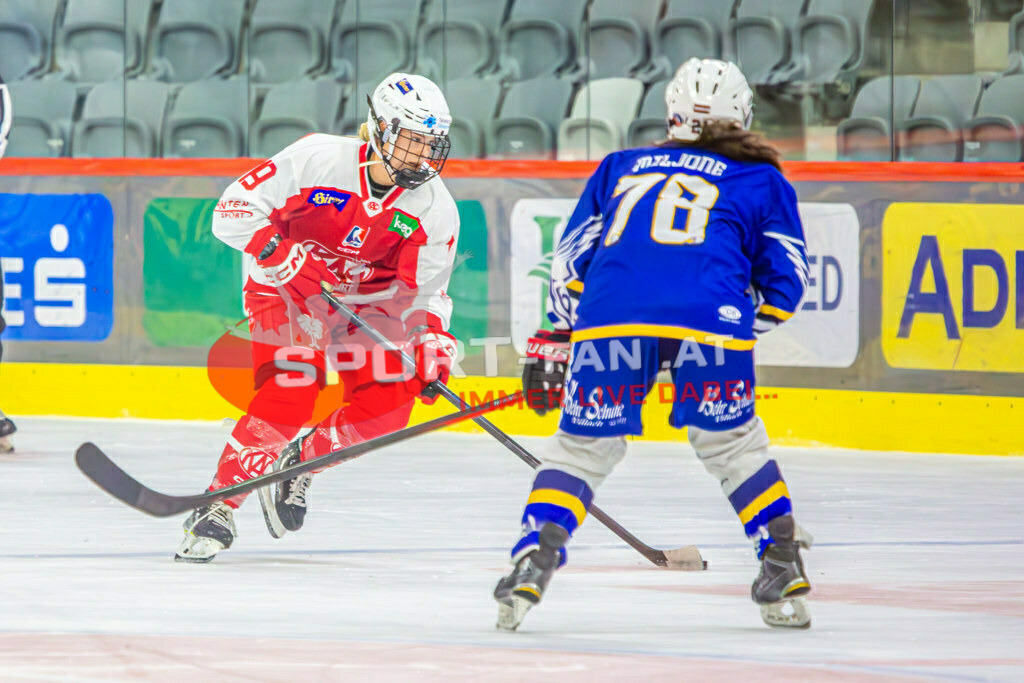 Eishockey DEBL 2023/24 | Eishockey DEBL 2023/24, KAC Frauen - Villach Lady Hawks am 27.09.2023 in Klagenfurt (Heidi Horten Arena), Austria, (Photo by Ernst Krawagner sport-fan.at) - Realisiert mit Pictrs.com
