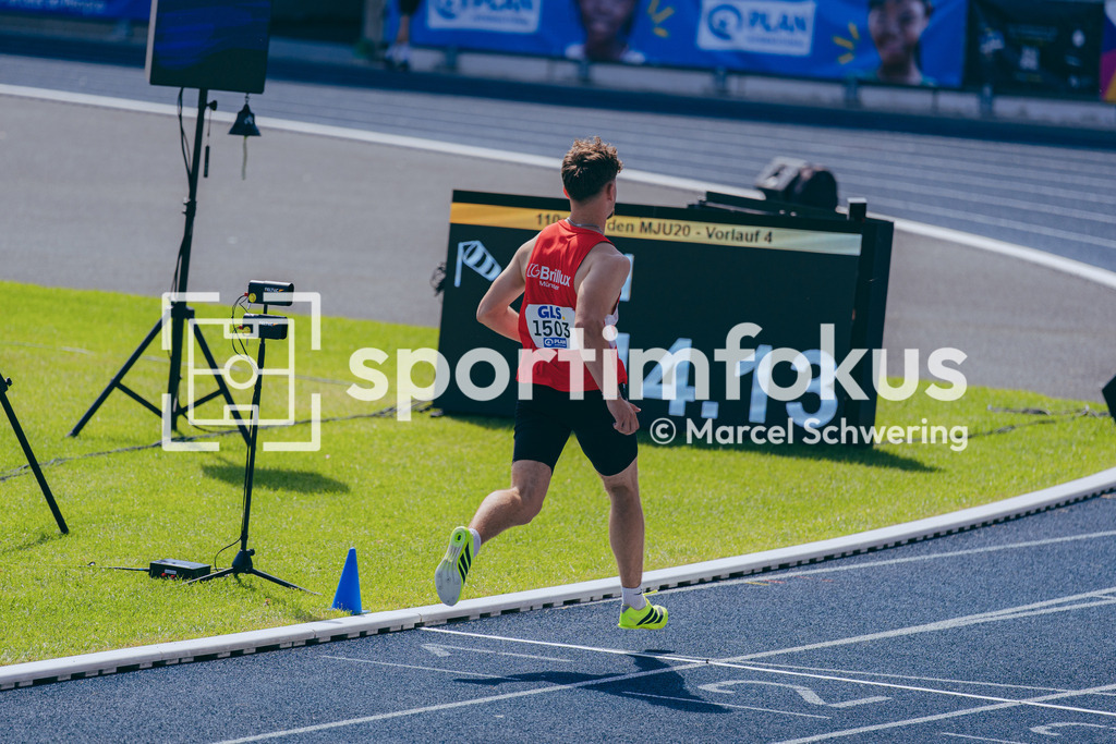 Deutsche Meisterschaften U20 / U16 2026 | Enno Kreimer, LG Brillux Münster, 1503, 110 Meter Hürden, Deutsche Meisterschaften der U20 &amp; U16 2026, Lohrheidestadion Bochum-Wattenscheid, 12.07.2026. Foto: Marcel Schwering / sportimfokus - Realisiert mit Pictrs.com