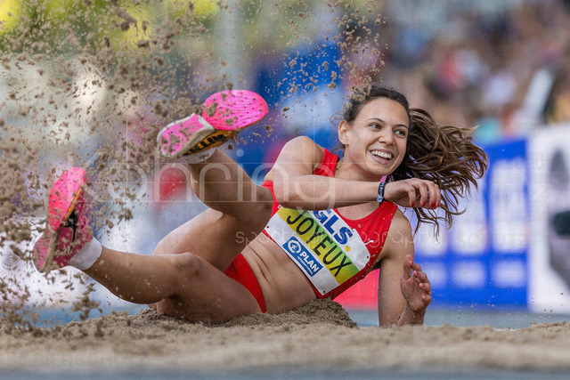 Deutsche Leichtathletik-Meisterschaften; Bochum-Wattenscheid, 25.07.2026 | Caroline Joyeux (LG Nord Berlin), Dreisprung; Deutsche Leichtathletik-Meisterschaften am 25.07.2026 im Lorheide-Stadion, Bochum-Wattenscheid (Nordrhein-Westfalen).