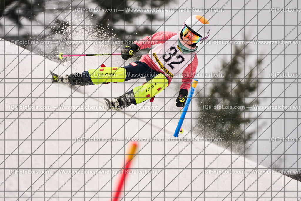 ALP3205_KinderCup-SL_STMK_Strallegg_Leodolter Luisa | Raiffeisen KINDERCUP Alpin, SLALOM auf der JogllandStreif in Strallegg am So 23. Februar 2025. Veranstaller: Steirischer Skiverband (5000). Skiunion Strallegg (5197).