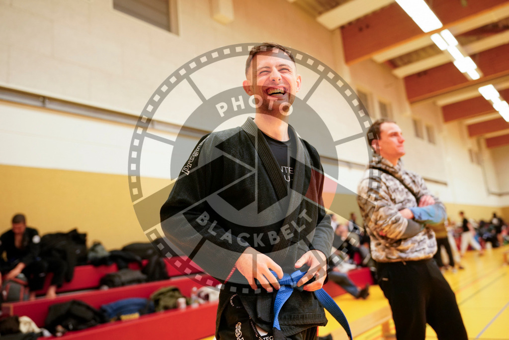 20240203PBB07514 | Fighters compete during the Brazilian Jiu-Jitsu Championship of the AJP Tour in Maintal by Frankfurt am Main, Germany, on February 2, 2024.