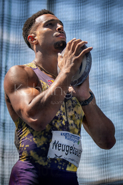 Multisport Event; Ratingen, 28.06.2026 | RATINGEN, GERMANY - JUNE 28, 2026 : Leo Neugebauer (GER / Germany) during the decathlon’s discus throw of the Multisport Event at Stadion Ratingen on June 28, 2026 in Ratingen, Germany.