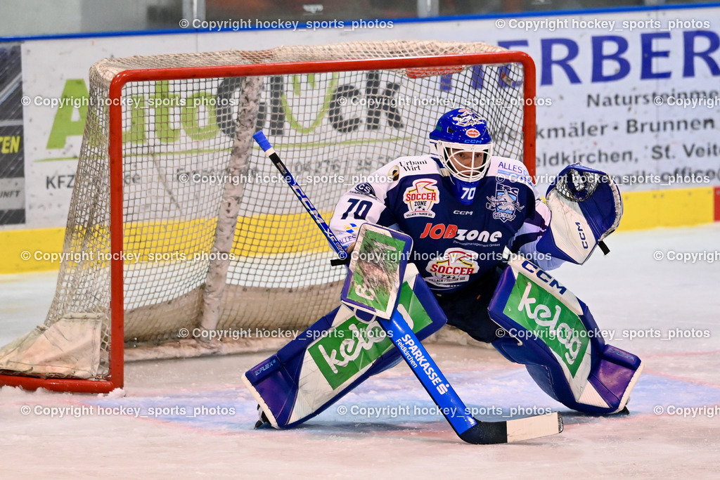 ESC Steindorf vs. MET PHOTOVOLTAIK HORNETS SPITTAL | #70 Moser Lukas ESC Steindorf, ESC Steindorf vs. MET PHOTOVOLTAIK HORNETS SPITTAL, ESC Steindorf vs. MET PHOTOVOLTAIK HORNETS SPITTAL am 26.10.2024 in Steindorf (Ossiachersee Halle), Austria, (Photo by Bernd Stefan)