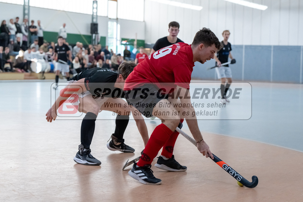 HK_20250202_102364 | 2. Bundesliga Halle Herren Club Raffelberg - Schwarz Weiss Köln am 2.2.2025 Halle am Raffelberg, Duisburg ,