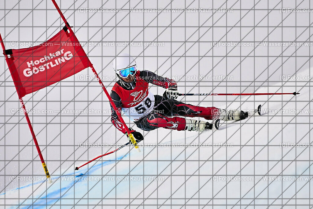 ALP2858_WCM-GS_Kat-B_Geiger Werner | (C)FotoLois.com, Alois Spandl, World Criterium Masters Ski Alpin 2023 Hochkar, GiantSlalom, Kategorie B, Di 21. März 2023.