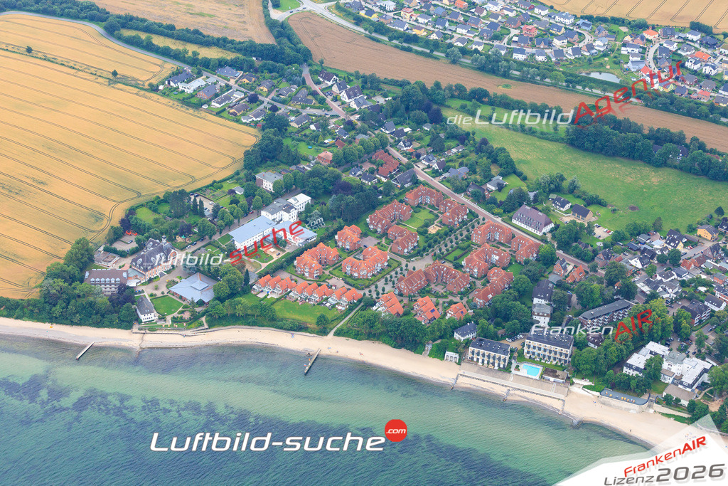 Die Luftaufnahme der Stadt Timmendorfer-strand wurde vom UL-Flugzeug heraus erstellt ( keine Drohne )- hohe Auflösung für beste Qualität