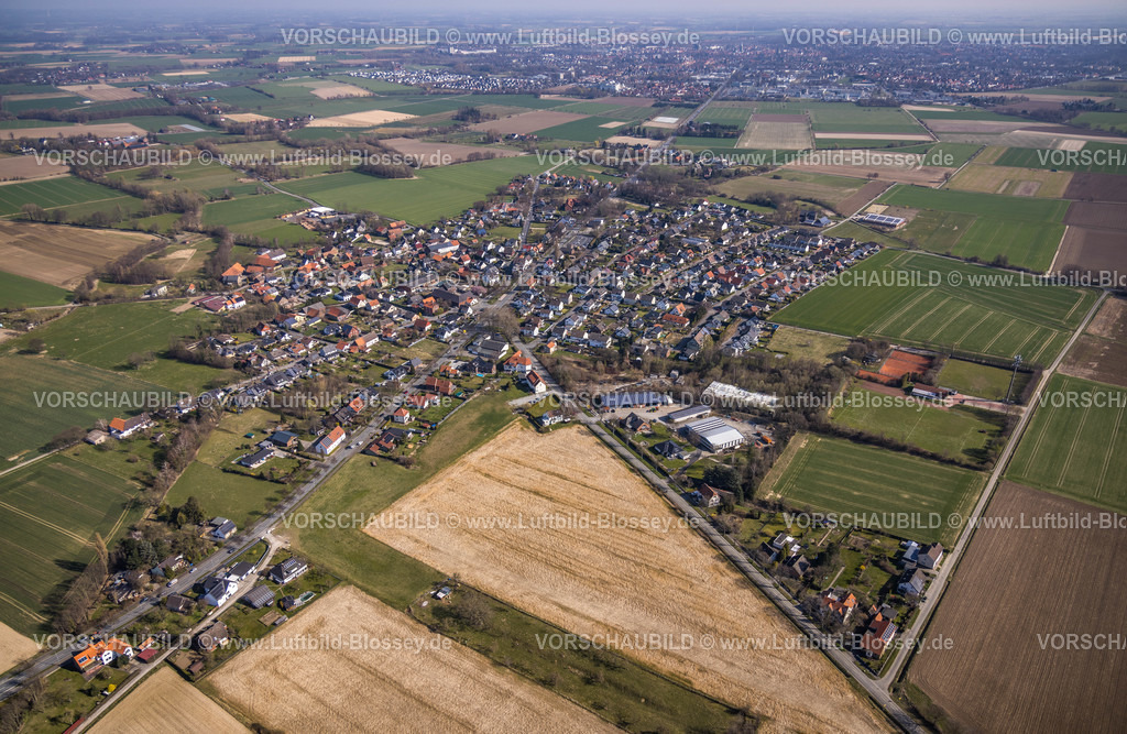 Soest220301284 | Luftbild, Ortsansicht Ampen, Soest, Soester Börde, Nordrhein-Westfalen, Deutschland