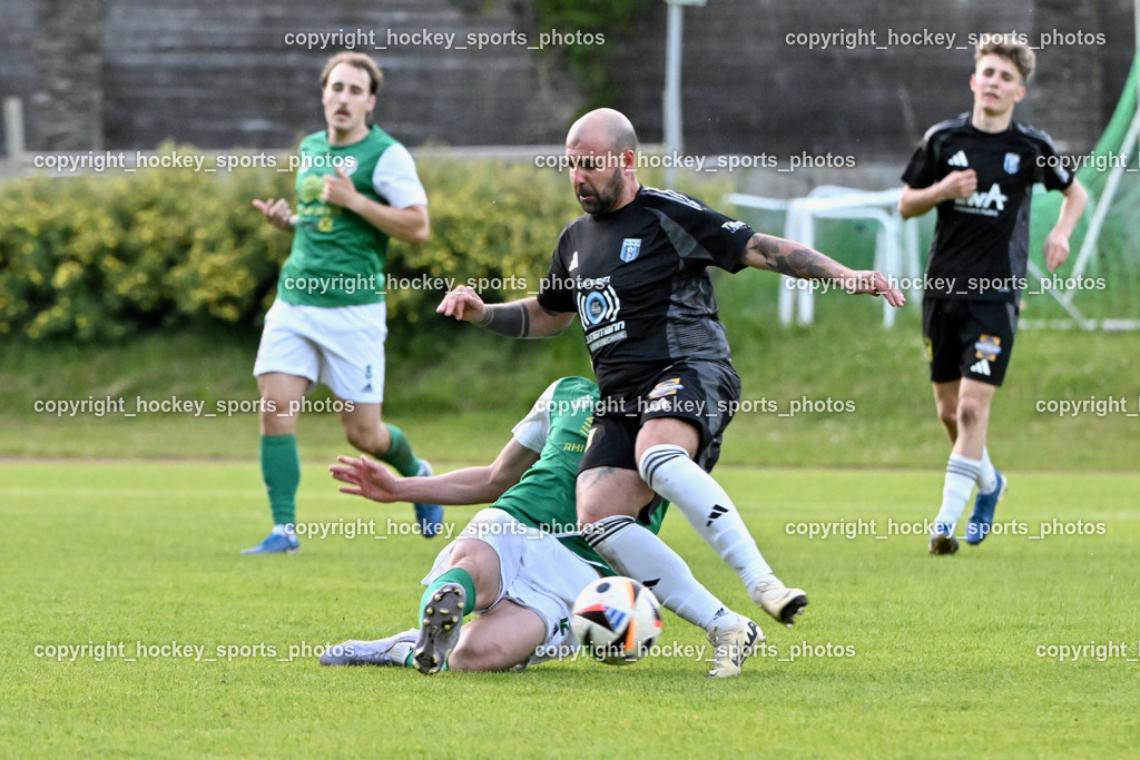 WSG Radenthein vs. URC Thal Assling | #9 Denis Kerrniqi URC Thal Assling, #12 Stefan Rauter WSG Radenthein, WSG Radenthein vs. URC Thal Assling, WSG Radenthein vs. URC Thal Assling am 30.05.2025 in Radenthein (Sportplatz Radenthein), Austria, (Photo by Bernd Stefan)