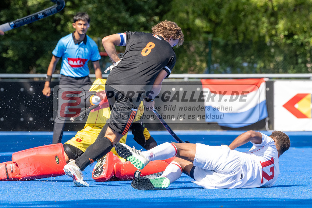 SFE_20230716_0206 | EuroHockey EM U18 Boys 3th 4th Netherlands vs Spain am 16.07.2023 in Krefeld (Gerd-Wellen-Hockeyanlage), Photo: Stephan Fehrmann 2023 (Sports-Gallery)