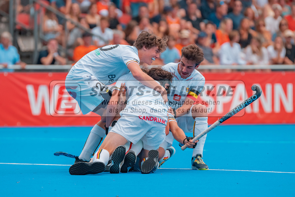 HK_20230715_102323 | Euro Hockey MU18 SF1 Belgium vs Netherlands  Championship Girls &amp; Boys am 15.7.2023 CHTC , Krefeld ,