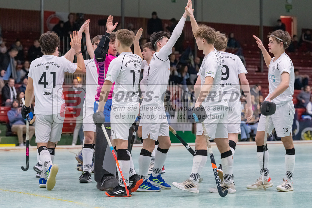 HK_20230304_105376 | Deutsche Meisterschaft MU16 Schwarz-Weiß Köln - Zehlend. Wespen  am 4.3.2023 RWK, Köln ,